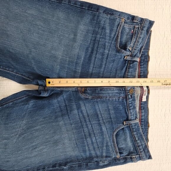 Tommy Hilfiger Jeans Men's 42x32 Stretch Medium Wash Denim Straight Leg EUC LN - Picture 5 of 12